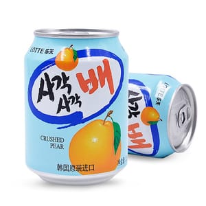 韩国进口梨汁饮料果味果汁梨子汁饮品罐装夏日饮品